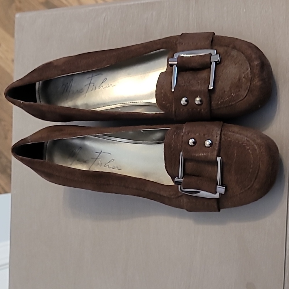 Marc Fisher wedge loafers